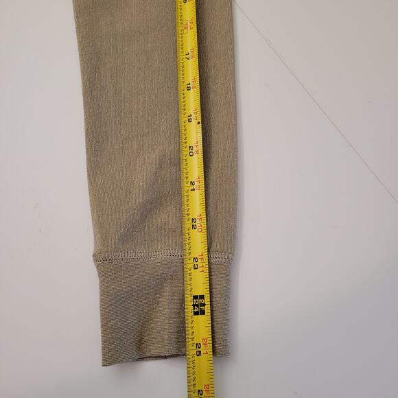 Poof Couture Gold Shimmery Cardigan Sweater Women’s Medium Lightweight Layering - Picture 9 of 9